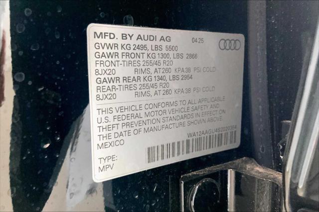 new 2025 Audi Q5 car, priced at $59,146
