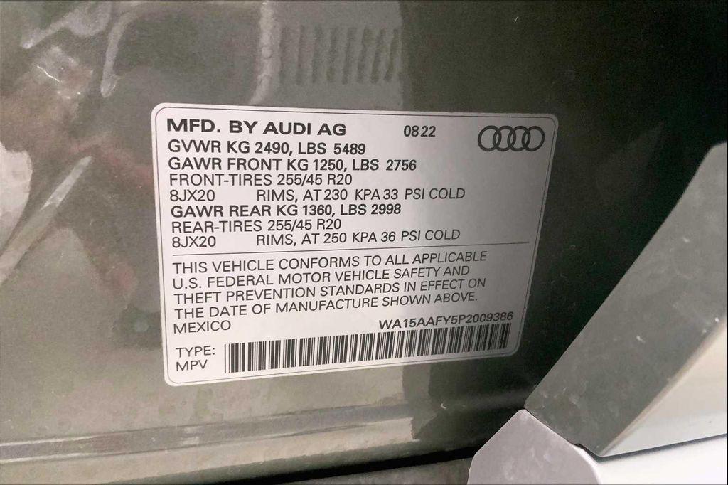 used 2023 Audi Q5 car, priced at $33,470
