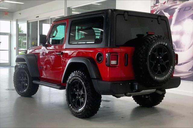 used 2022 Jeep Wrangler car, priced at $31,350