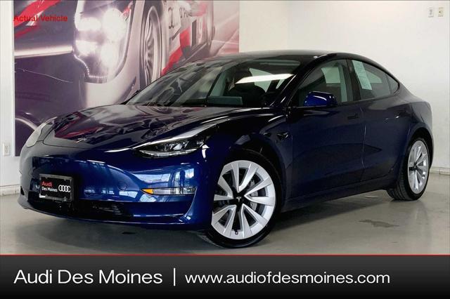 used 2022 Tesla Model 3 car, priced at $32,890