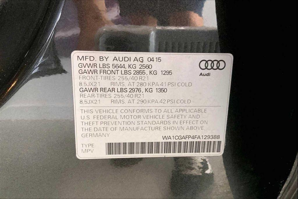used 2015 Audi SQ5 car, priced at $15,490