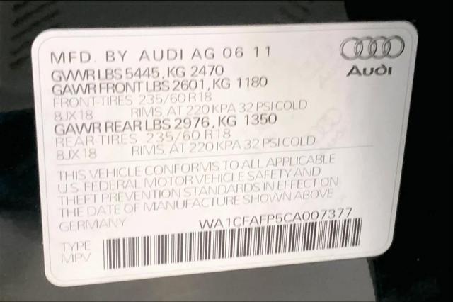 used 2012 Audi Q5 car, priced at $10,990