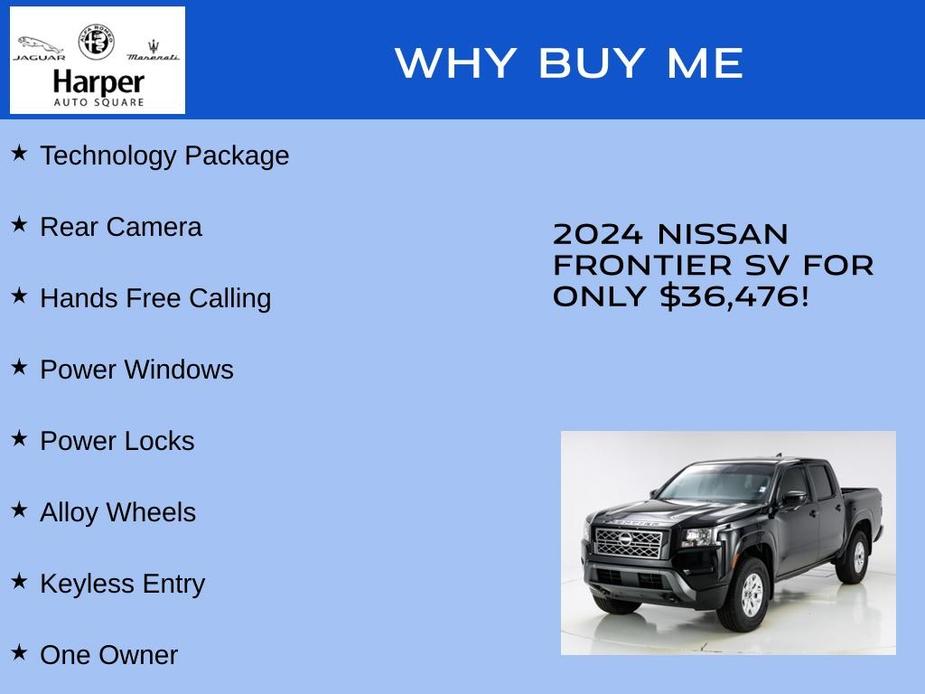 used 2024 Nissan Frontier car, priced at $36,476