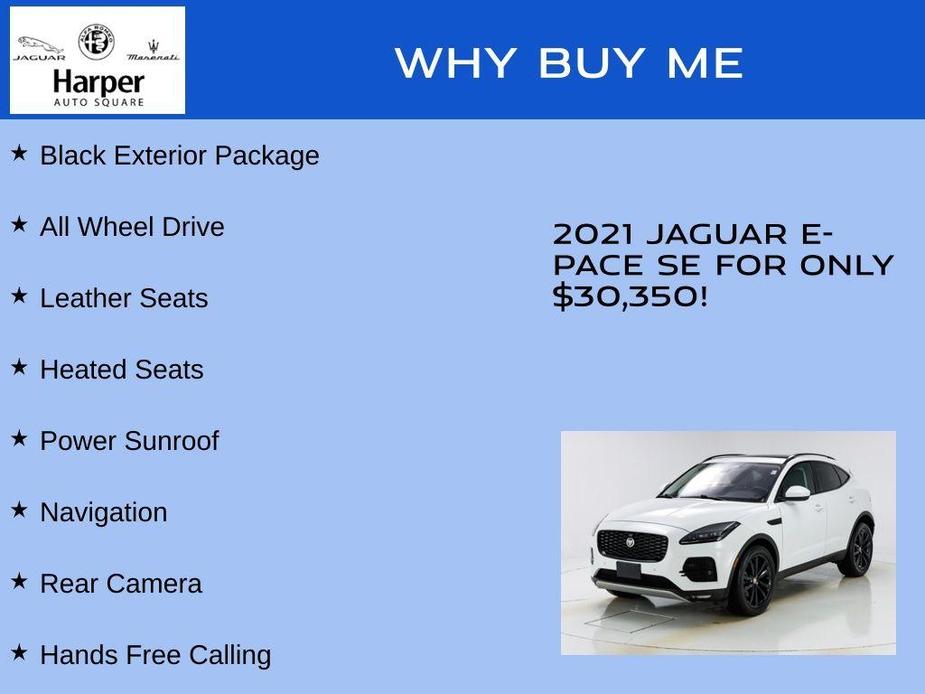 used 2021 Jaguar E-PACE car, priced at $30,350