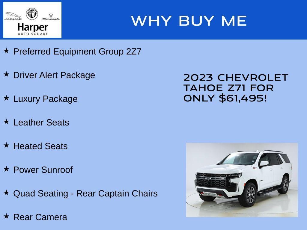 used 2023 Chevrolet Tahoe car, priced at $61,495