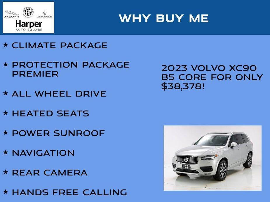 used 2023 Volvo XC90 car, priced at $38,378