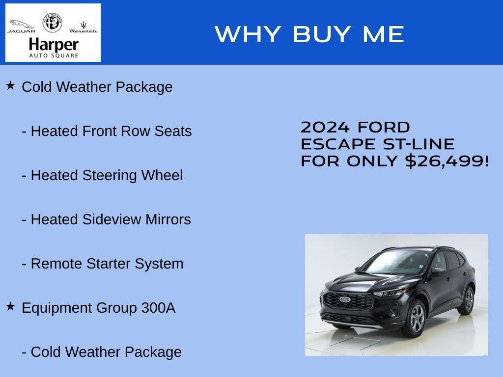used 2024 Ford Escape car, priced at $26,499