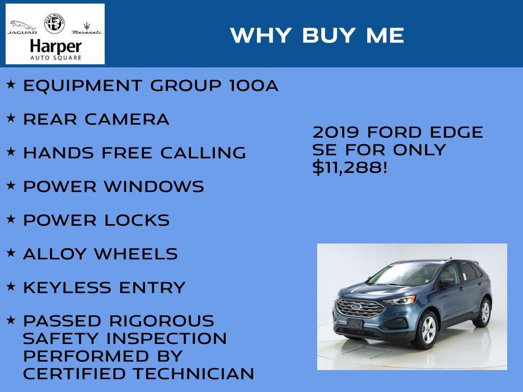 used 2019 Ford Edge car, priced at $11,288