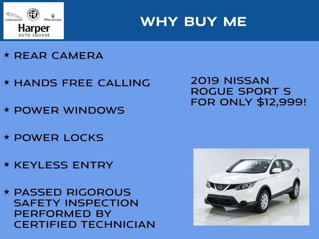 used 2019 Nissan Rogue Sport car, priced at $12,999