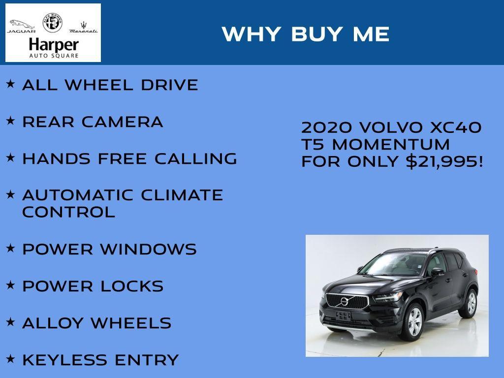 used 2020 Volvo XC40 car, priced at $21,995