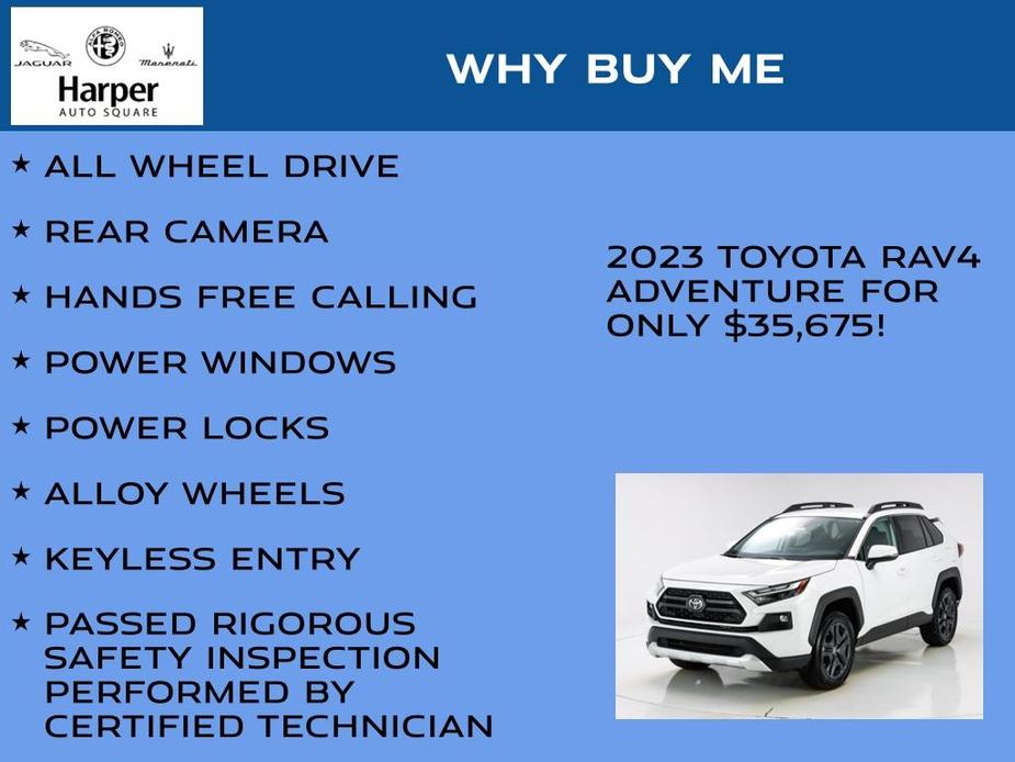 used 2023 Toyota RAV4 car, priced at $35,675