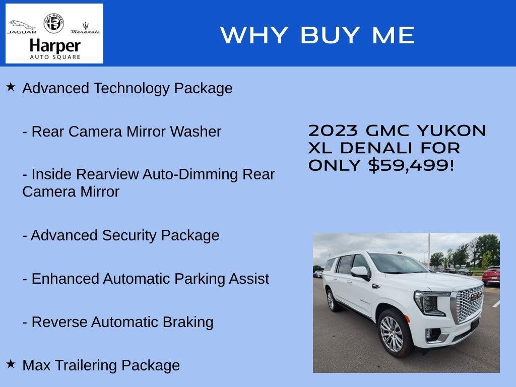 used 2023 GMC Yukon XL car, priced at $59,499