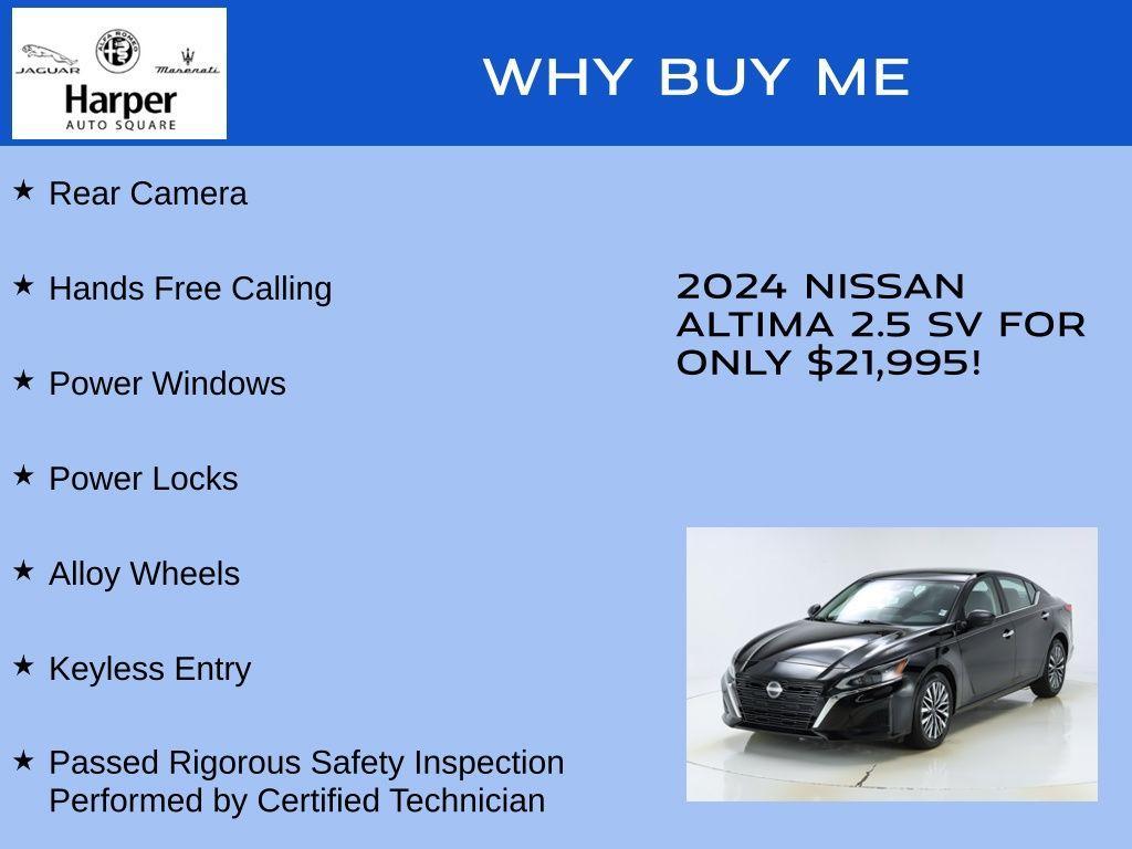 used 2024 Nissan Altima car, priced at $21,995