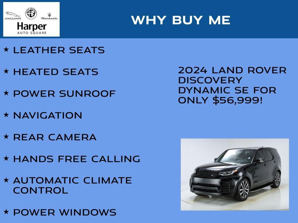 used 2024 Land Rover Discovery car, priced at $56,999