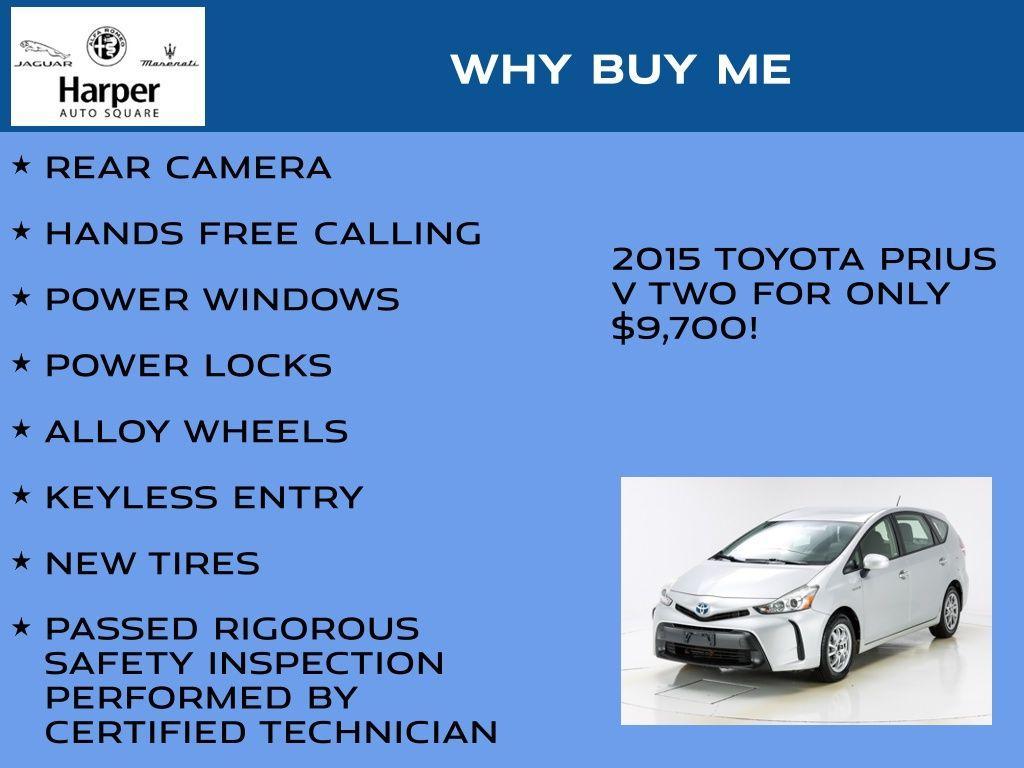 used 2015 Toyota Prius v car, priced at $9,700