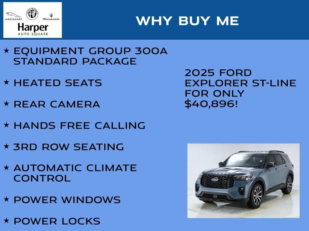 used 2025 Ford Explorer car, priced at $40,896