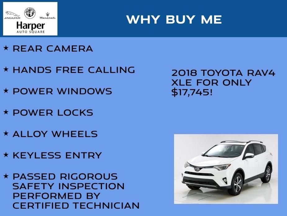 used 2018 Toyota RAV4 car, priced at $17,745