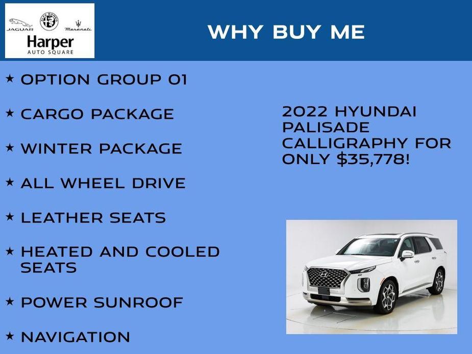 used 2022 Hyundai Palisade car, priced at $35,778