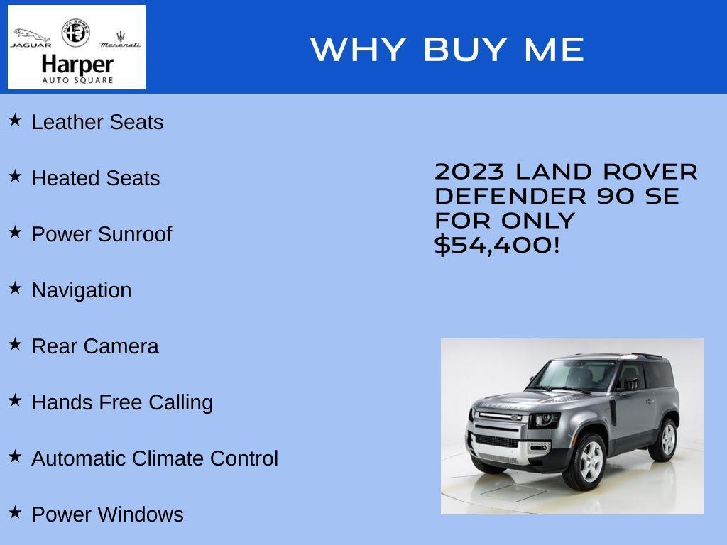 used 2023 Land Rover Defender car, priced at $54,400