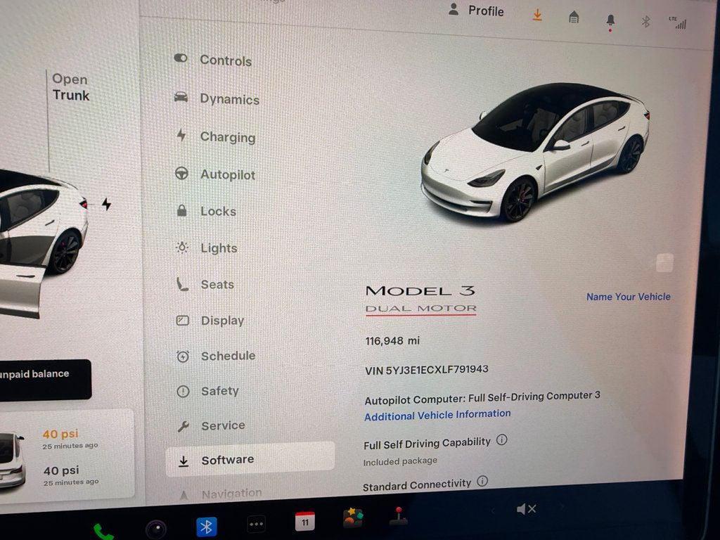 used 2020 Tesla Model 3 car, priced at $18,691