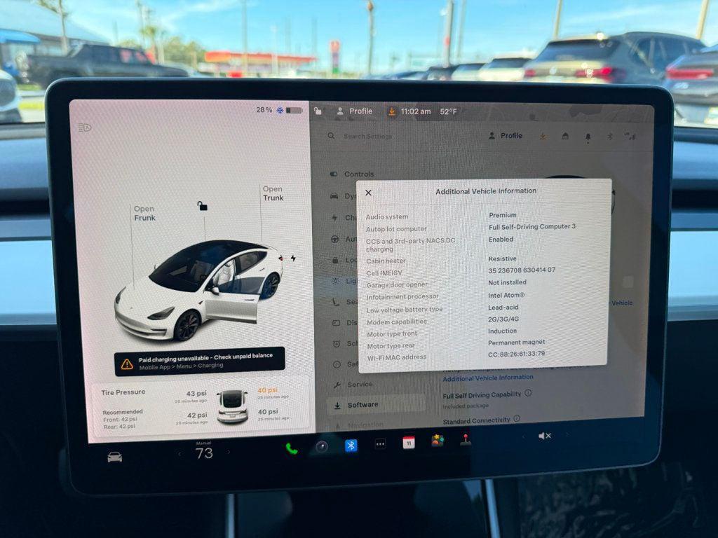 used 2020 Tesla Model 3 car, priced at $18,691