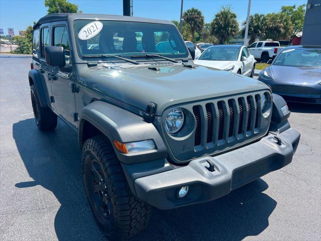 used 2021 Jeep Wrangler Unlimited car, priced at $28,991