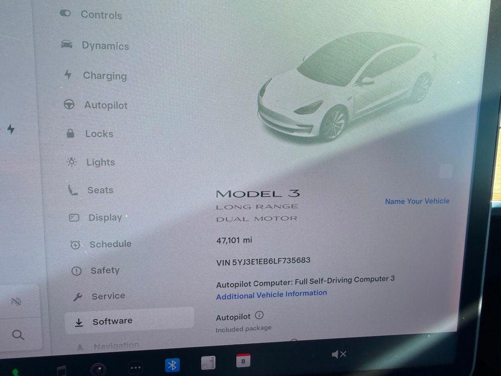 used 2020 Tesla Model 3 car, priced at $23,691