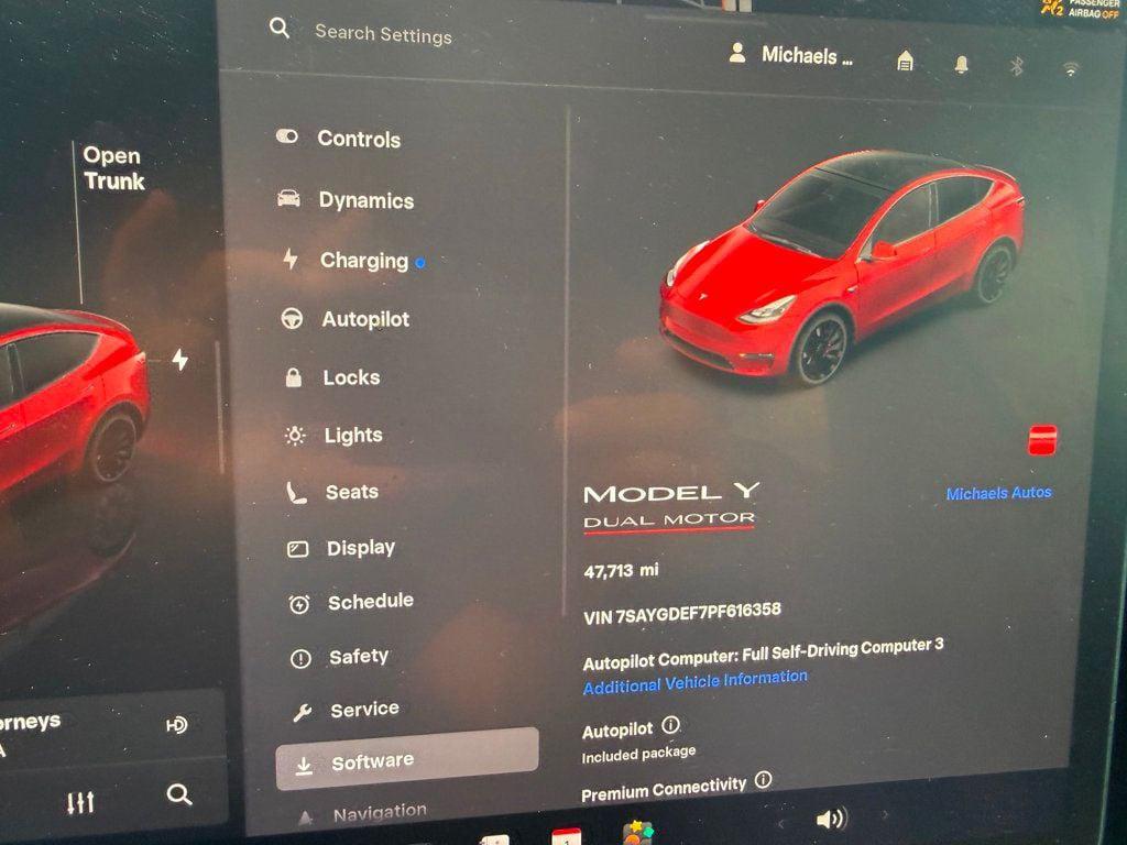 used 2023 Tesla Model Y car, priced at $30,991