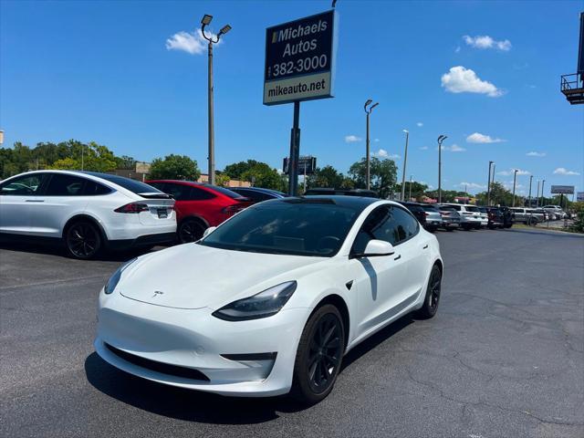 used 2022 Tesla Model 3 car, priced at $25,691