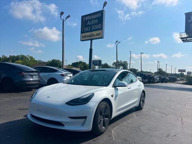 used 2021 Tesla Model 3 car, priced at $27,991