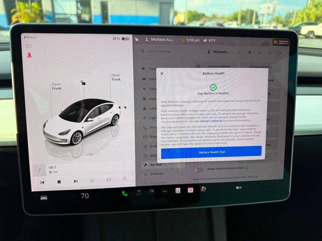 used 2022 Tesla Model 3 car, priced at $24,791