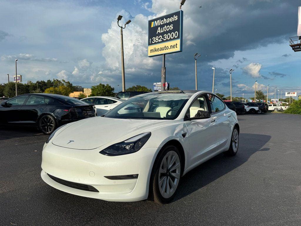 used 2022 Tesla Model 3 car, priced at $24,791
