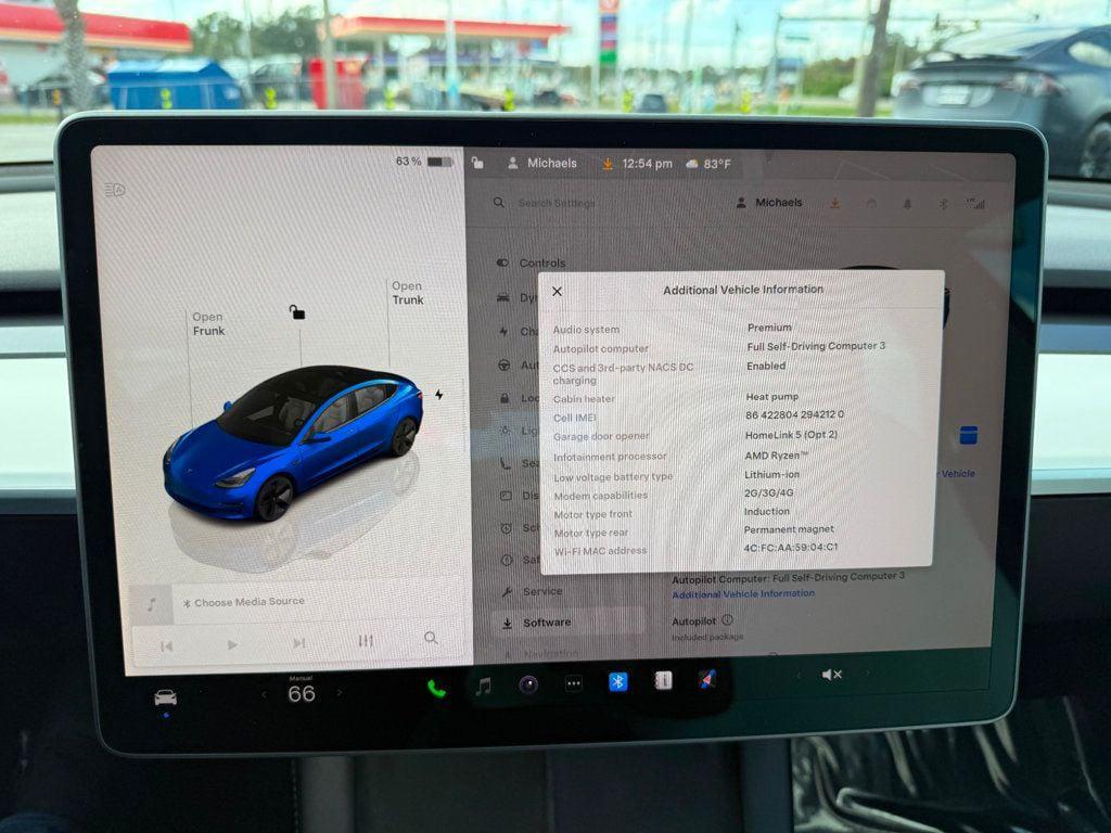 used 2022 Tesla Model 3 car, priced at $23,791