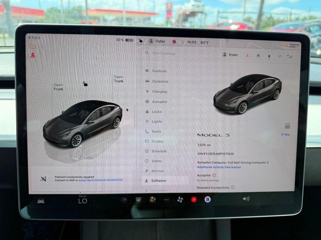 used 2023 Tesla Model 3 car, priced at $27,691