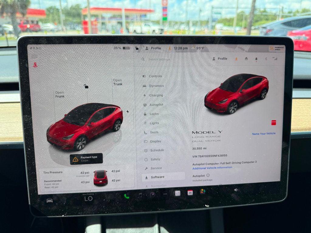 used 2022 Tesla Model Y car, priced at $28,991