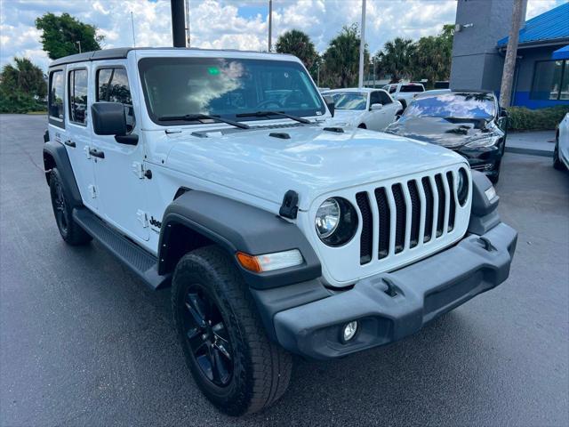 used 2021 Jeep Wrangler Unlimited car, priced at $33,791