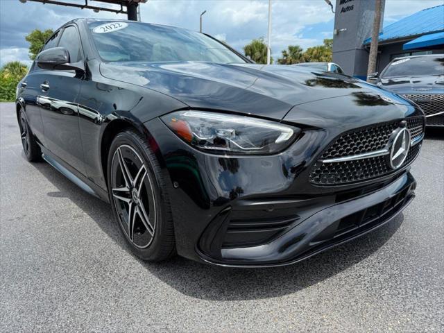 used 2022 Mercedes-Benz C-Class car, priced at $32,991