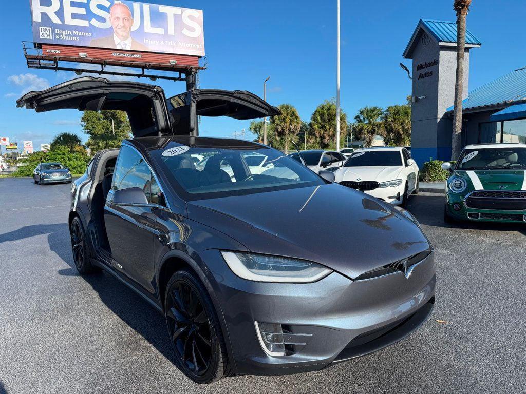 used 2021 Tesla Model X car, priced at $34,791
