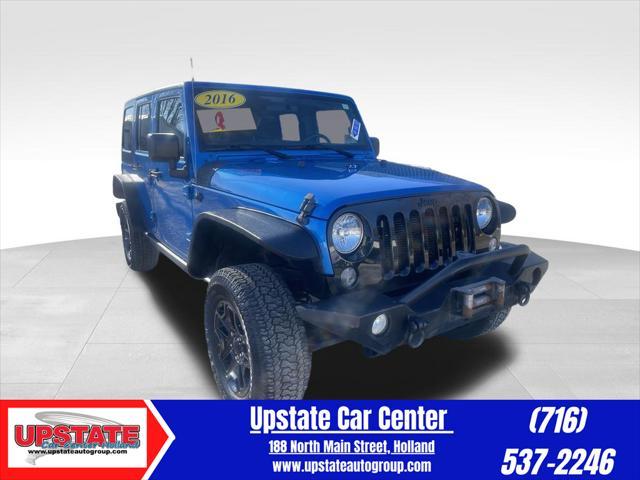 used 2016 Jeep Wrangler Unlimited car, priced at $22,451