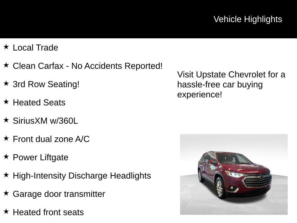used 2020 Chevrolet Traverse car, priced at $22,736