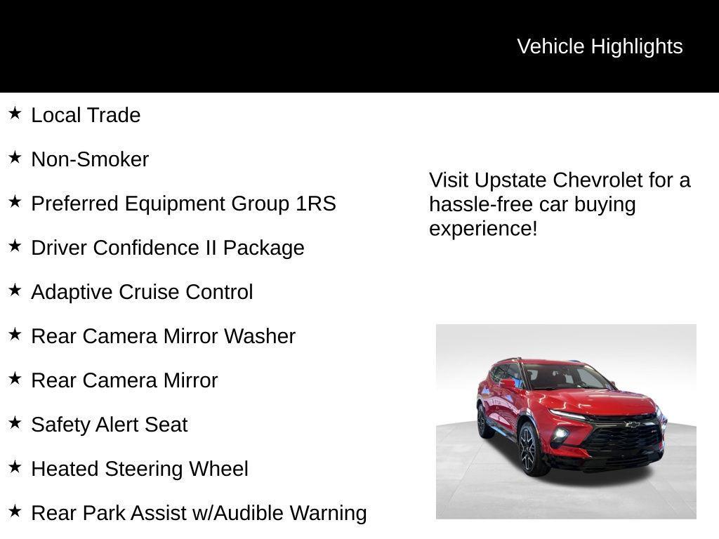 used 2023 Chevrolet Blazer car, priced at $34,320