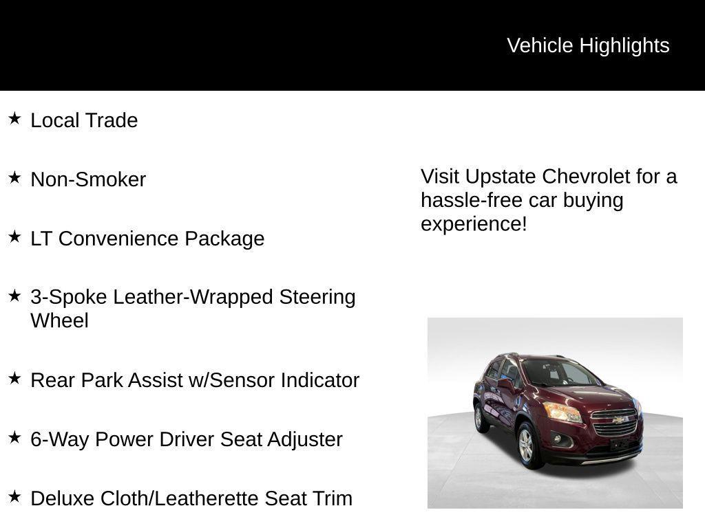 used 2016 Chevrolet Trax car, priced at $9,989