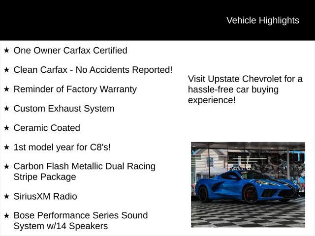 used 2020 Chevrolet Corvette car, priced at $85,989