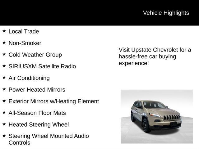 used 2014 Jeep Cherokee car, priced at $10,989