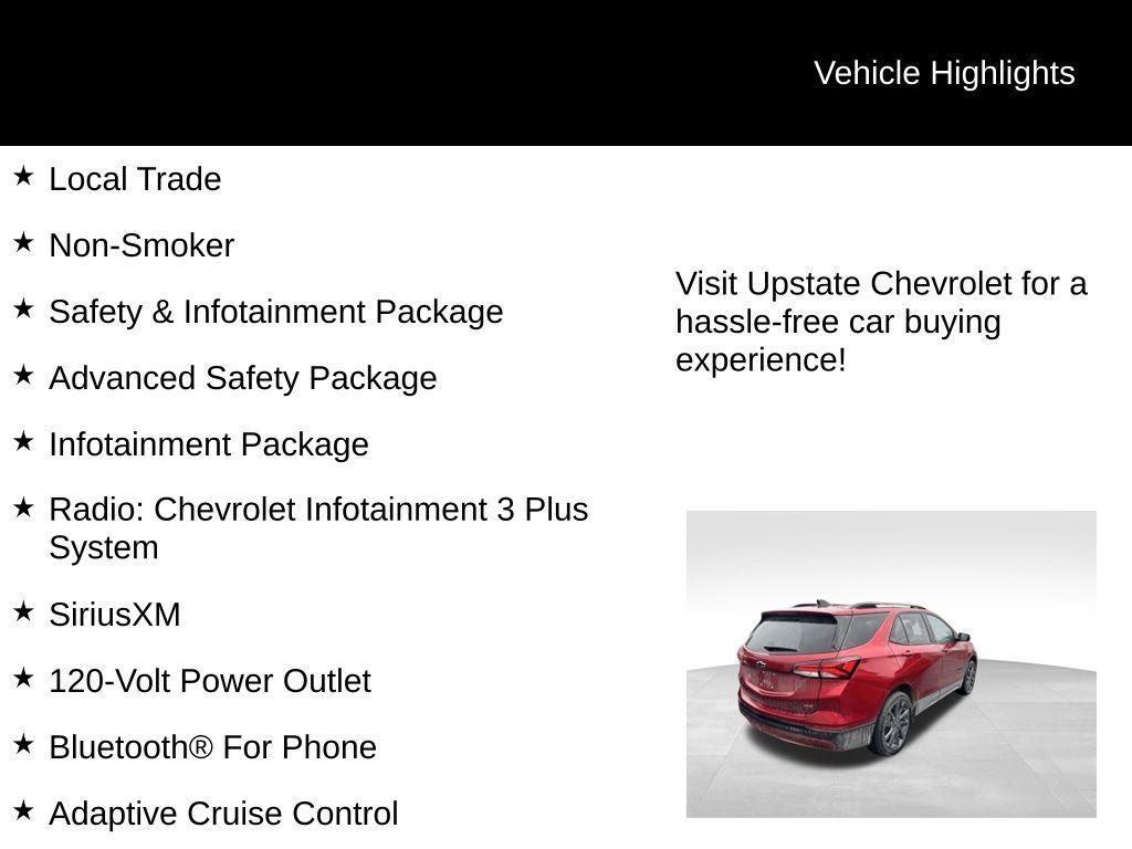 used 2024 Chevrolet Equinox car, priced at $27,989