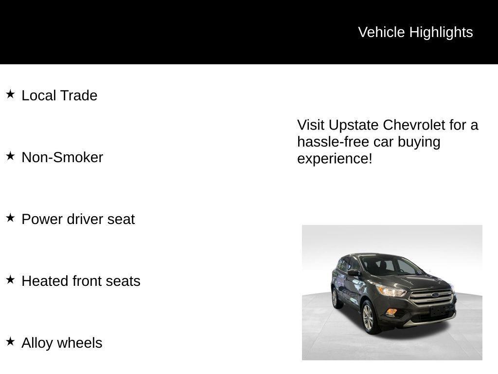 used 2019 Ford Escape car, priced at $13,784