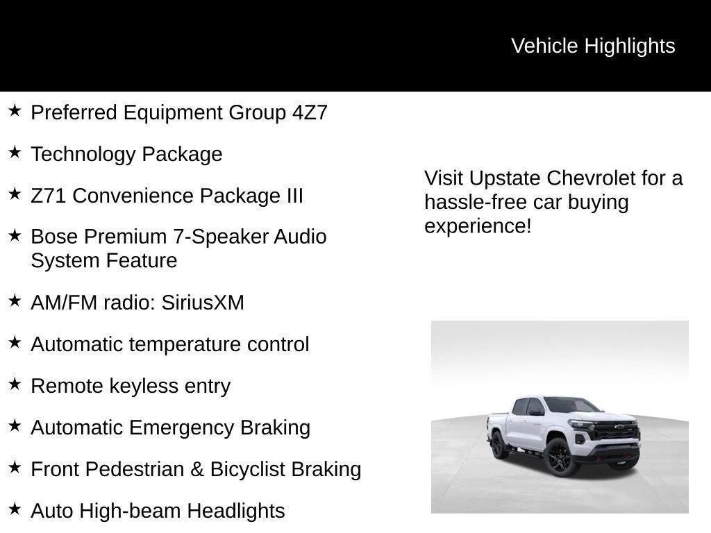 new 2025 Chevrolet Colorado car, priced at $50,860