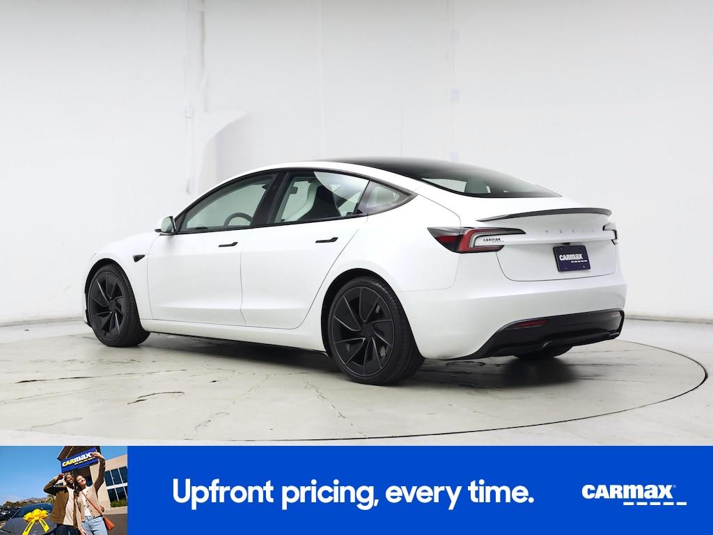 used 2025 Tesla Model 3 car, priced at $48,998