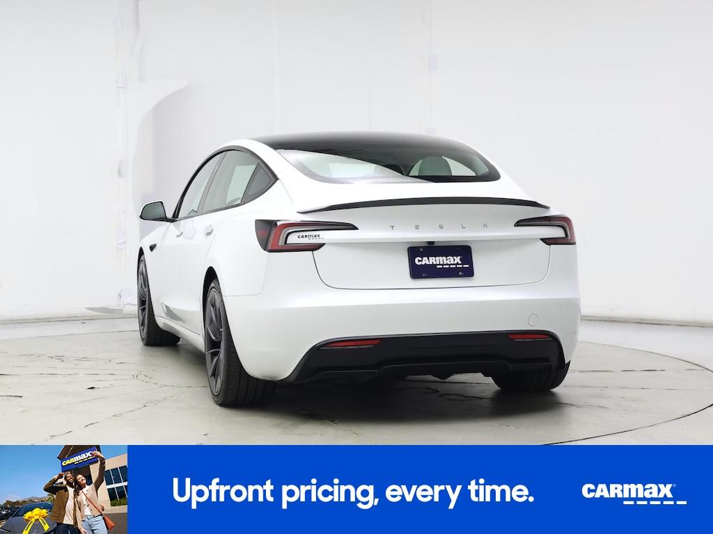 used 2025 Tesla Model 3 car, priced at $48,998