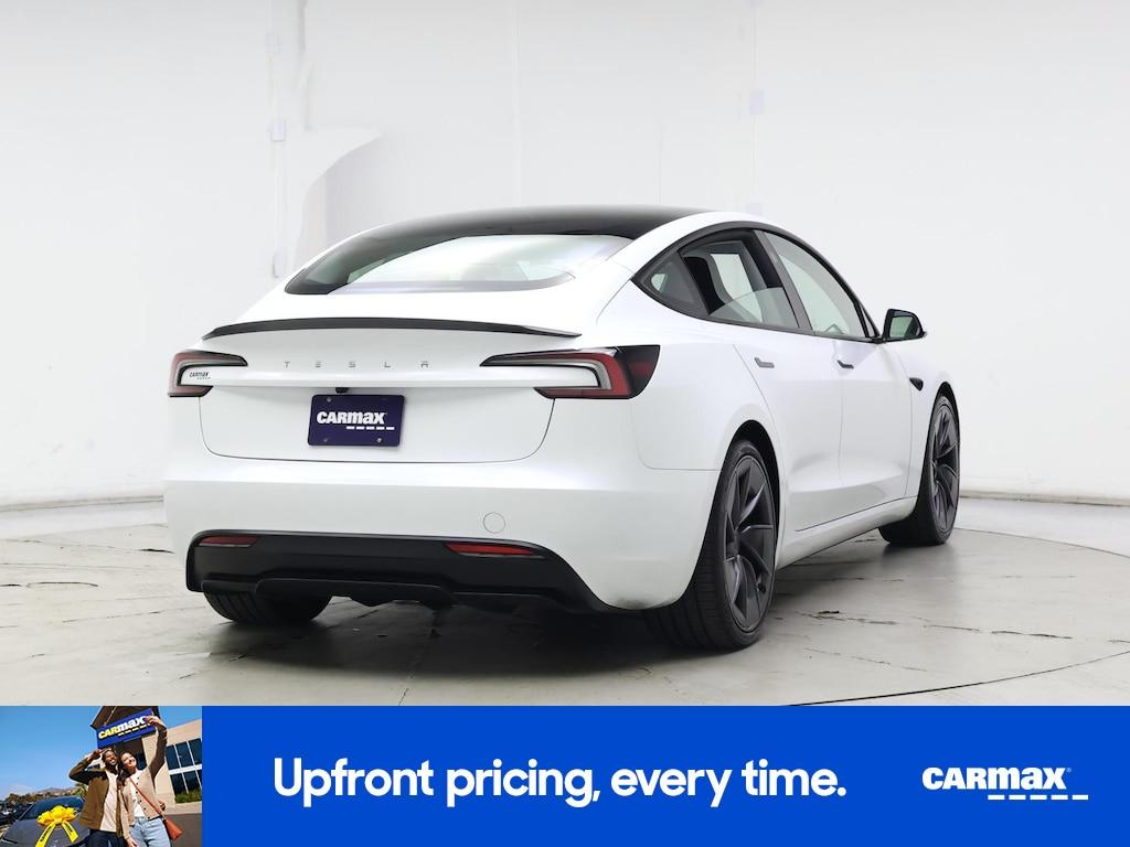 used 2025 Tesla Model 3 car, priced at $48,998